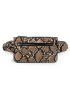 Snakeskin Print Belt Bag