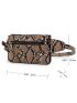 Snakeskin Print Belt Bag