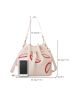 Watermelon Patch Decor Drawstring Design Bucket Bag