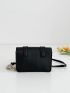 Mini Buckle Decor Flap Square Bag