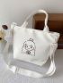 Cartoon Graphic Shopper Bag