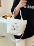 Cartoon Graphic Shopper Bag