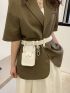 Mini Minimalist Snap Button Belt Bag