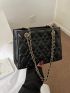 Quilted Chain Square Bag