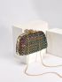 Mini Sequin Decor Box Bag