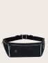 Geometric Patch Decor Release Buckle Detail Fanny Pack