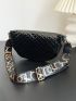 Chain & Horse Decor Quilted Fanny Pack