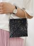 Mini Glitter Chain Square Bag