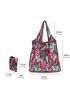 Feather Print Shopper Bag