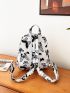 Butterfly Print Classic Backpack