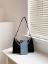 Minimalist Top Handle Baguette Bag