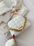 Textured Chain Dome Bag