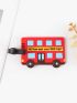 Letter Graphic Bus Design Luggage Tag