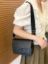 Minimalist Flap Square Bag