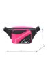 Two Tone Letter Graphic Waist Bag