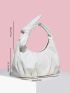 Knot Decor Ruched Bag