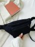 Minimalist Zip Front Waist Bag