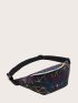 Colorful Geometric Print Fanny Pack