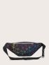 Colorful Geometric Print Fanny Pack