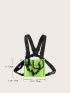 Letter Graphic Chest Rig Bag