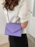 Mini Quilted Flap Square Bag