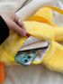 Mini Fluffy Cartoon Duck Design Novelty Bag