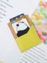 Panda Pattern Color Block Card Holder
