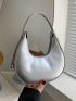 Metallic Mini Minimalist Saddle Bag