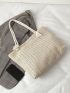 Minimalist Straw Bag