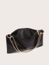 Satin Ring Linked Square Bag