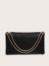 Satin Ring Linked Square Bag