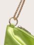 Satin Ring Linked Square Bag