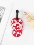 Floral Pattern Luggage Tag