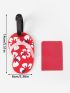 Floral Pattern Luggage Tag