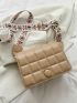 Mini Minimalist Quilted Flap Square Bag