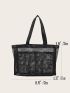 Minimalist Large Capacity Mesh Tote Bag