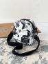 Mini Allover Butterfly Graphic Crossbody Bag