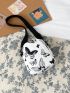 Mini Allover Butterfly Graphic Crossbody Bag