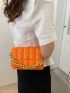 Mini Quilted Detail Flap Chain Square Bag