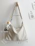 Minimalist Bucket Bag With Bag Charm