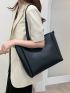 2pcs Minimalist Tote Bag Set