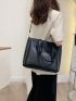 2pcs Minimalist Tote Bag Set