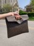 Geometric Pattern Square Bag