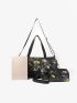 3pcs Camo Print Bag Set