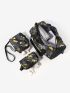 3pcs Camo Print Bag Set