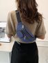 Minimalist Zip Front Waist Bag