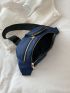 Minimalist Zip Front Waist Bag