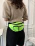 Minimalist Zip Front Waist Bag