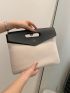 Two Tone Clutch Bag