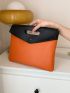 Two Tone Clutch Bag